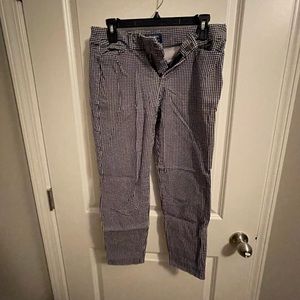 Black and White Check Old Navy Pixie Ankle Pants-Women’s Size 8